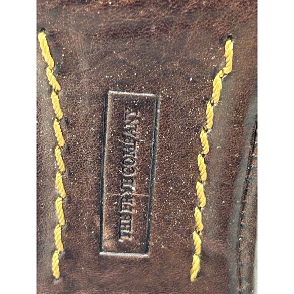 Frye Women's Brown Terri Woven Leather Gore Round Toe Mules Shoes Size 8M - Picture 8 of 9